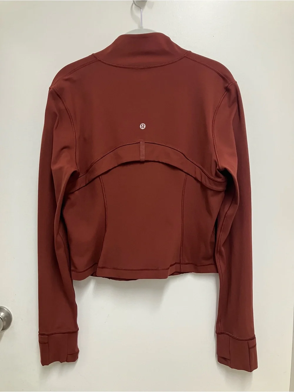 Lululemon Define Cropped Jacket Nulu color ROCKWOOD size 12